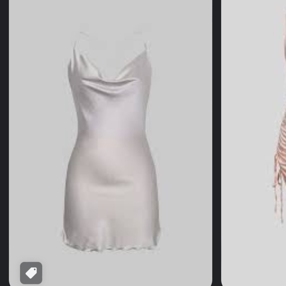 Micas mini satin dress!